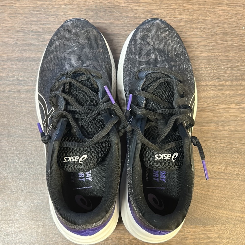 Asics Womens Gel-Excite 8 Twist Athletic and Training Shoes Black - Picture 2 of 3